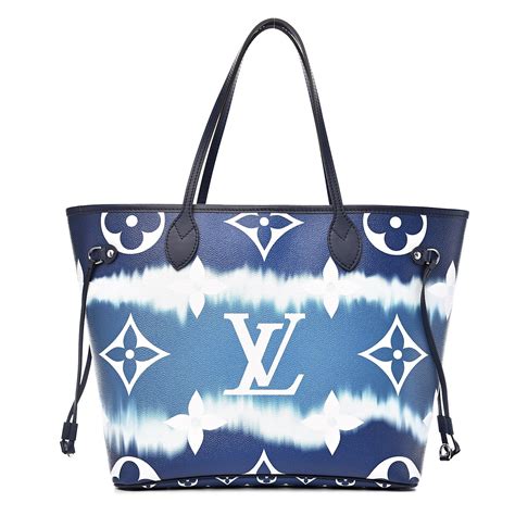 louis vuitton escale neverfull blue